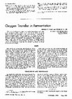 Research paper thumbnail of Oxygen transfer in fermentation