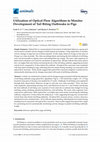 Research paper thumbnail of Utilization of Optical Flow Algorithms to Monitor Development of Tail Biting Outbreaks in Pigs