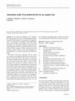 Research paper thumbnail of Adsorption study of an industrial dye by an organic clay