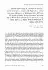 Research paper thumbnail of Reseña del libro de Davide Cristoferi, Il «reame» di Siena. La costruzione della Dogana dei Paschi e la svolta del tardo Medioevo in Maremma (metà XIV-inizi XV secolo), Roma, 2021