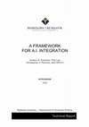 Research paper thumbnail of A framework for A.I. integration