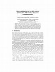 Research paper thumbnail of Query optimisation for web data sources: minimisation of the number of accesses (extended abstract)