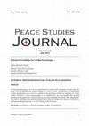 Research paper thumbnail of External Preconditions for Civilian Peacekeeping