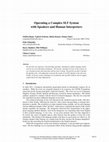 Research paper thumbnail of Operating a Complex SLT System with Speakers and Human Interpreters