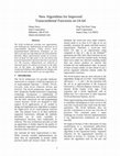 Research paper thumbnail of New algorithms for improved transcendental functions on IA-64