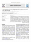 Research paper thumbnail of In vitro antioxidant activity and total phenolic content of ethanolic leaf extract of Stevia rebaudiana Bert