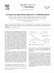 Research paper thumbnail of An elegant and unprecedented approach to 2-methylbenzofurans