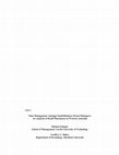 Research paper thumbnail of Time Management Amongst Small Business Owner/Managers: An Analysis of Retail Pharmacies in Western Australia