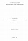 Research paper thumbnail of MOSCOW STATE UNIVERSITY DEPARTMENT OF MECHANICS AND MATHEMATICS Hildebrand Roland CLASSIFICATION OF PHASE PORTRAITS OF OPTIMAL SYNTHESIS specialization: differential equations