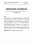 Research paper thumbnail of The Impact of Climate Change on Agricultural Production in Nigeria : Causes and Consequences