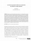 Research paper thumbnail of La teoría de la percepción en Hegel: una reconstrucción De la dialéctica a la lógica epistémica