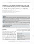 Research paper thumbnail of Development of the MapMe intervention body image scales of known weight status for 4–5 and 10–11 year old children