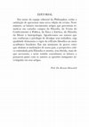 Research paper thumbnail of Revista Philósophos - Editorial (Volume 22, número 1)