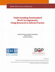 Research paper thumbnail of Understanding nonstandard work arrangements: Using research to inform practice