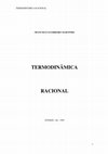 Research paper thumbnail of TERMODINÂMICA RACIONAL