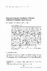 Research paper thumbnail of Molecular-dynamics simulation of mutual diffusion in nonideal liquid mixtures