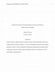 Research paper thumbnail of Detrimental Association: An Epistemological Connection of Dysfunction Within and Across Paradigms