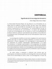 Research paper thumbnail of Significado de la investigación formativa