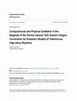 Research paper thumbnail of Compositional and Physical Gradients in the Magmas of the Devine Canyon Tuff, Eastern Oregon: Constraints for Evolution Models of Voluminous High-silica Rhyolites