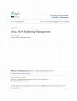 Research paper thumbnail of MAR 4824 Marketing Management