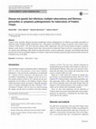 Research paper thumbnail of Disease not genetic but infectious: multiple tuberculomas and fibrinous pericarditis as symptoms pathognomonic for tuberculosis of Frederic Chopin