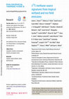 Research paper thumbnail of δ 13 C methane source signatures from tropical wetland and rice field emissions