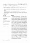 Research paper thumbnail of The effects of topical chloramphenicol and ciprofloxacin on conjunctival bacterial flora of healthy dogs