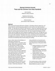 Research paper thumbnail of Sharing Common Ground: Texas and the Common Core State Standards