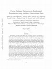 Research paper thumbnail of Precise Unbiased Estimation in Randomized Experiments using Auxiliary Observational Data