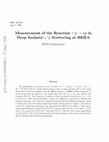 Research paper thumbnail of Measurement of the reaction γ∗ p→ φp in deep inelastic e+ p scattering at HERA