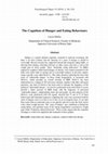 Research paper thumbnail of The cognition of hunger and eating behaviors.