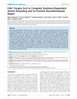 Research paper thumbnail of Cdk1 targets Srs2 to complete synthesis-dependent strandannealing and to promote