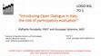 Research paper thumbnail of Introducing Open Dialogue in Italy: the role of participatory evaluation