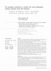 Research paper thumbnail of The neurologic comlications in children with acute limphoblastic leukamia excluding initial CNS infiltration