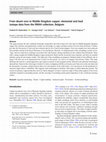 Research paper thumbnail of From desert ores to Middle Kingdom copper: elemental and lead isotope data from the RMAH collection, Belgium