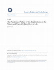 Research paper thumbnail of The Paradoxical Nature of Sin: Explorations on the Nature and Uses of Falling Short in Life