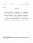 Research paper thumbnail of Selection and Coalescence in a Finite State Model