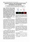 Research paper thumbnail of Label-free detection with polydiacetylene vesicle immobilized on the substrate