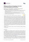 Research paper thumbnail of Ambiguous Effects of Autophagy Activation Following Hypoperfusion/Ischemia