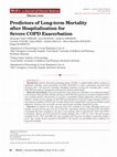 Research paper thumbnail of Predictors of Long-term Mortality after Hospitalization for Severe COPD Exacerbation