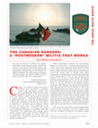 Research paper thumbnail of The Canadian Rangers: A "Postmodern" Militia That Works