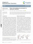 Research paper thumbnail of Planar chiral palladacycle precatalysts for asymmetric synthesis