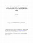 Research paper thumbnail of Perceived Water Prices and Estimated Water Demand in the Residential Sector of Windhoek, Namibia. An Analysis of the Different Water Market Segments