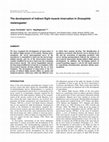 Research paper thumbnail of The development of indirect flight muscle innervation in Drosophila melanogaster