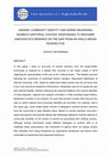 Research paper thumbnail of Gender, Community Identity and Norms Regarding Women’s Sartorial Choices: Responding to Designer Sabyasachi’s Remarks on the Sari from an Anglo-Indian Perspective