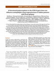 Research paper thumbnail of A functional polymorphism in the SCN1A gene does not influence antiepileptic drug responsiveness in Italian patients with focal epilepsy