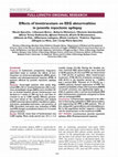 Research paper thumbnail of Effects of levetiracetam on EEG abnormalities in juvenile myoclonic epilepsy