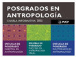 Research paper thumbnail of Información admisión programa doctorado antropología PUCP_ 2022