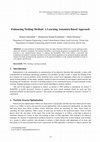 Research paper thumbnail of Enhancing Niching Method : A Learning Automata Based Approach