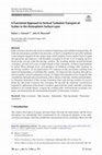 Research paper thumbnail of A Functional Approach to Vertical Turbulent Transport of Scalars in the Atmospheric Surface Layer